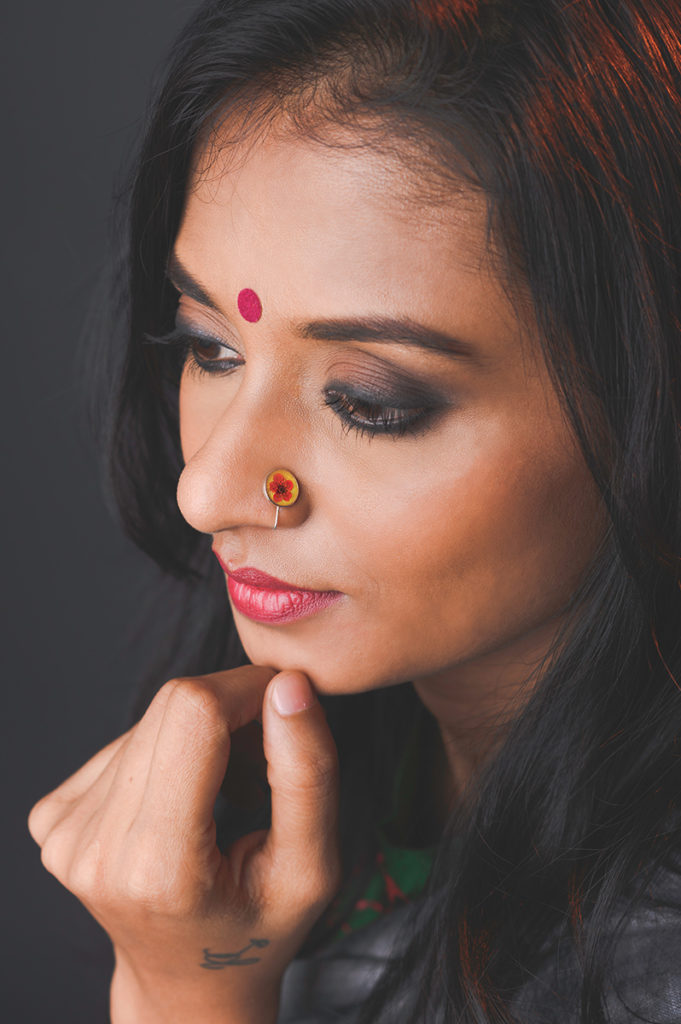 A North Indian Woman with big Nose rings : r/pics