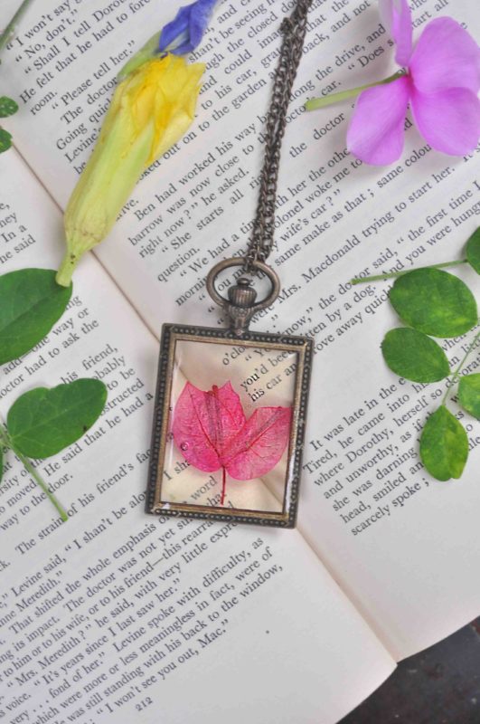 Vintage Bougainvillea Necklace