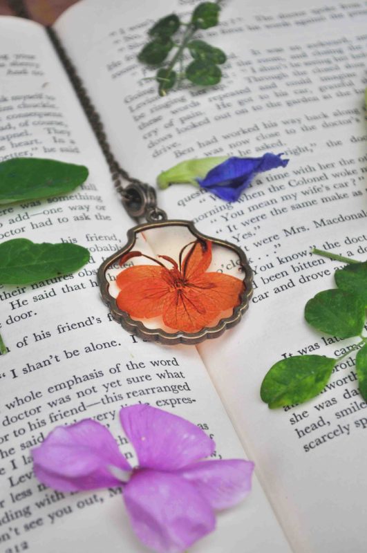 Nasturtium Necklace