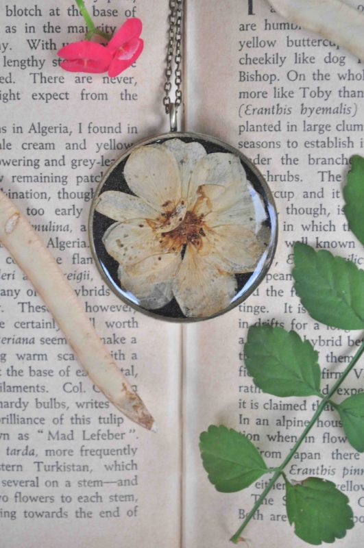 Vintage Himalayan Wild  Rose Necklace