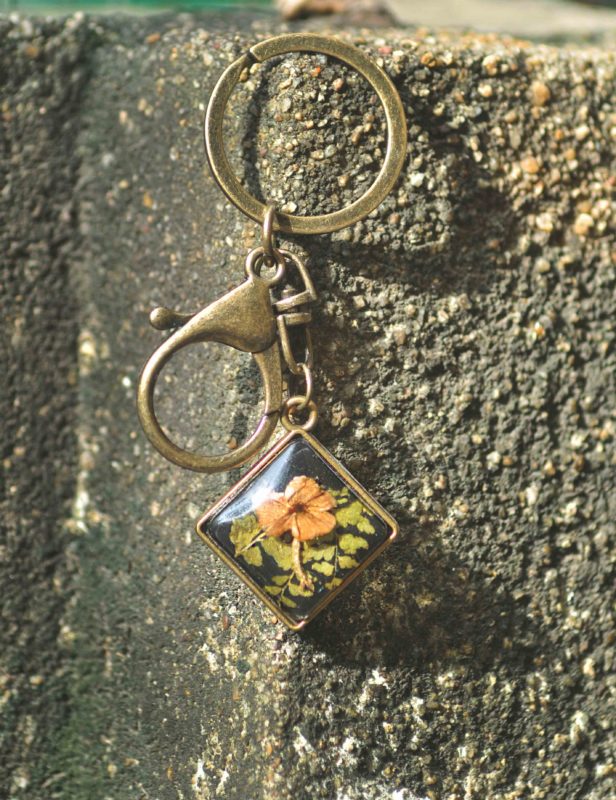 Monsoon Fungi & Fern Keychain