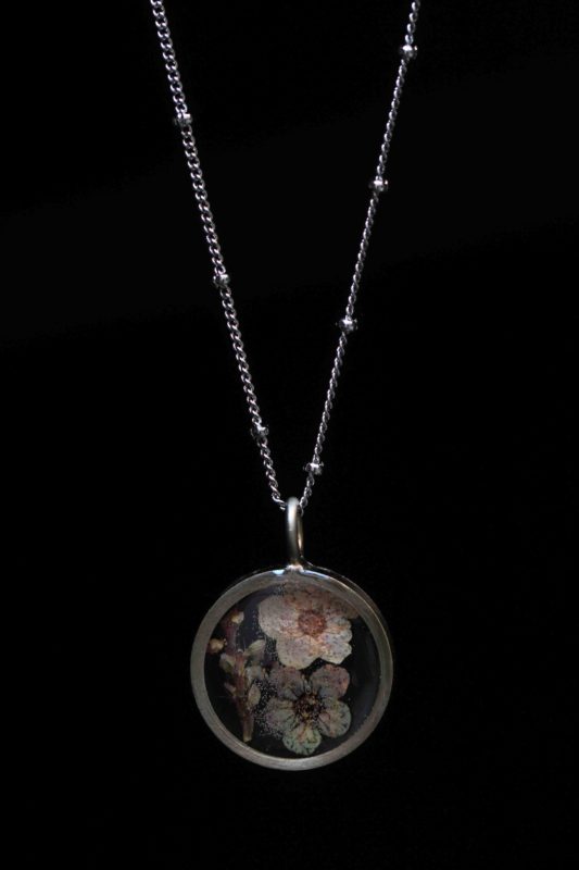 Apple Blossom Wildflower - Minutiae Series Necklace