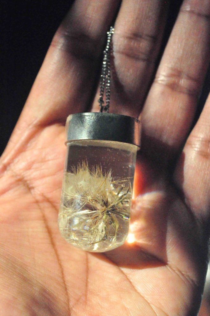 Magical Dandelion Columnal Amulet Necklace