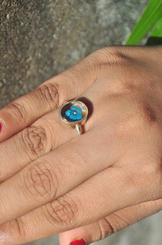 Miniature Forget Me Not Ring