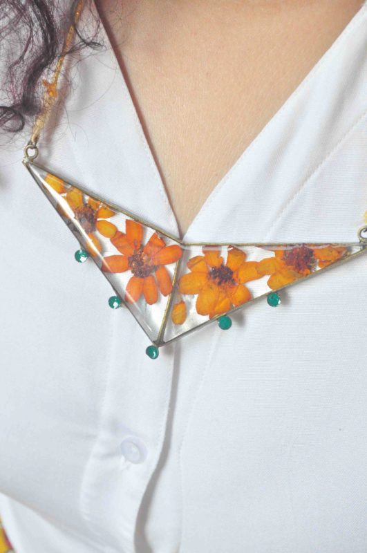 Zinnia Collar Necklace