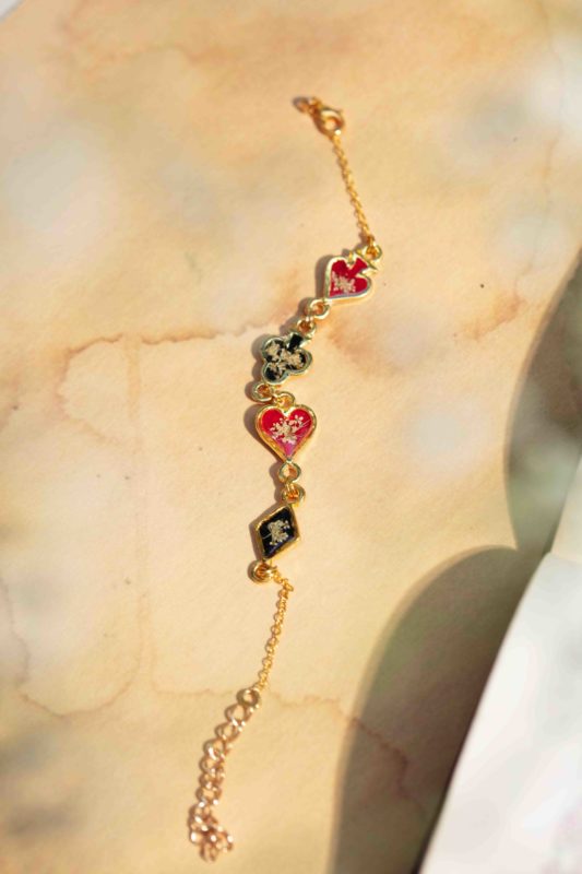 King and Queen of Hearts Bracelet